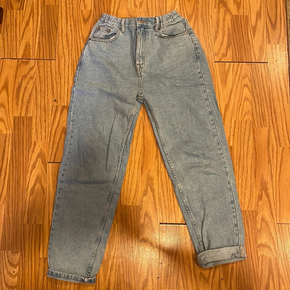 SHEIN Light washed Mom Fit Jeans